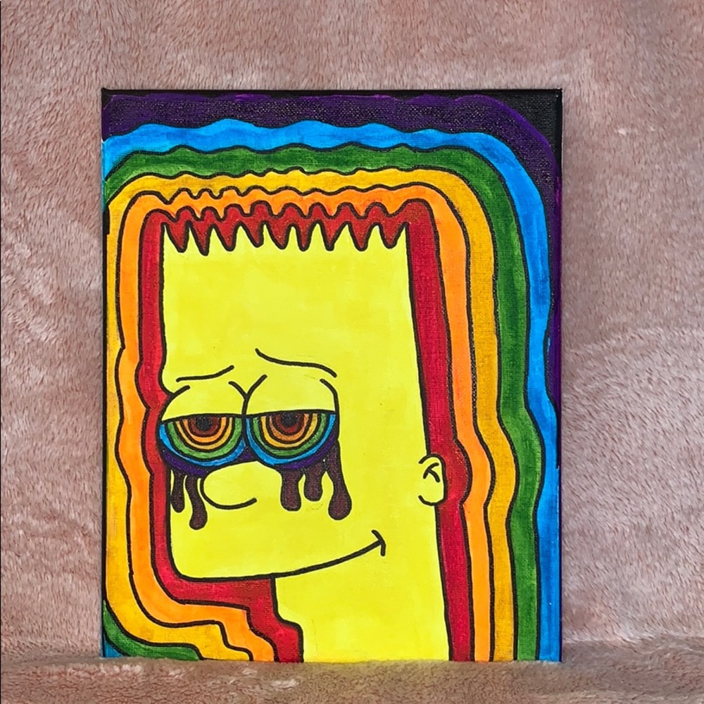 bart trippy painting